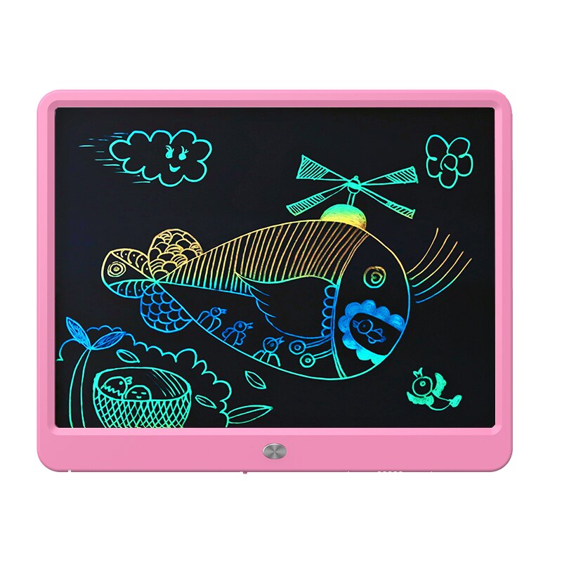 10 ''LCD Schreiben Tablet Bord Kinder Schreiben Pad Zeichnung Malerei Grafikkarte Kind Kreativität Phantasie Kind: 15 Inch Color Pink