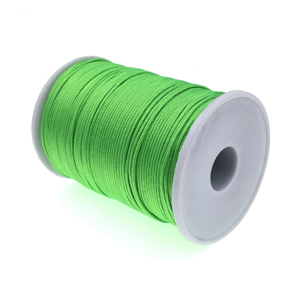 YOUGLE 180 mètres 1 brin 150LB 1.5mm Paracord Parachute cordon lanière tente ligne de pêche Camping randonnée en plein air: Neon Green.