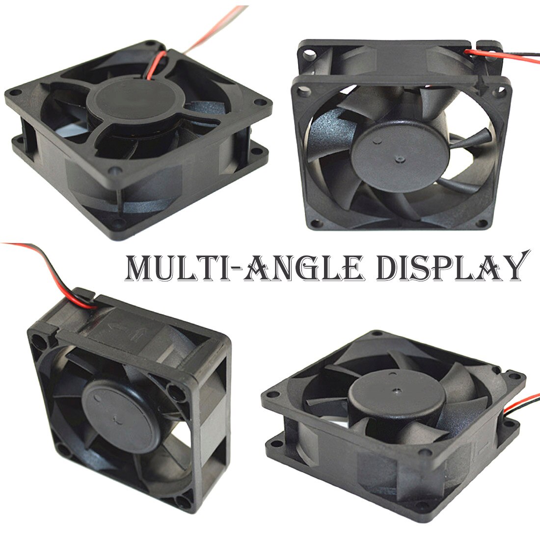 12V DC fan 2 Pin Connector Cooling Fan for Computer Case CPU Cooler Radiator Computer Accessories CPU Cooling Fans 50 80 120 mm