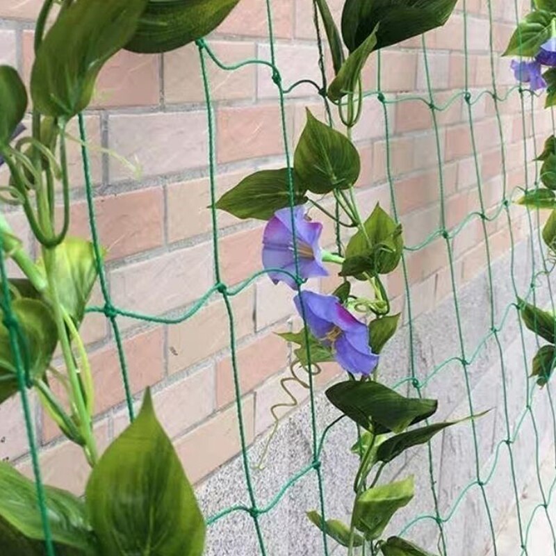24 Strands Square Hole Plant Climbing Net Square Hole Garden plant Shelves Net Vegetable Flower Net Garden Weaving Grow Frame