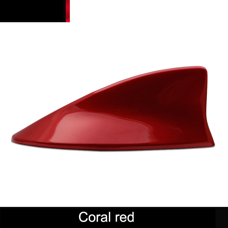 Aileron de requin d'antenne de voiture d'abs pour toyota camry xv70 avalon: Coral red