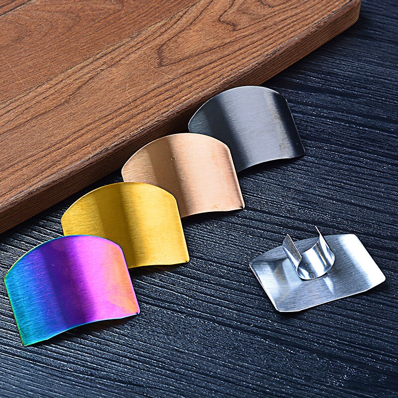 Stainless Steel Kitchen Finger Protection Tools Knife Cutting Hand Fingers Protector Knives Fingertips Tool Kitchen Gadgets