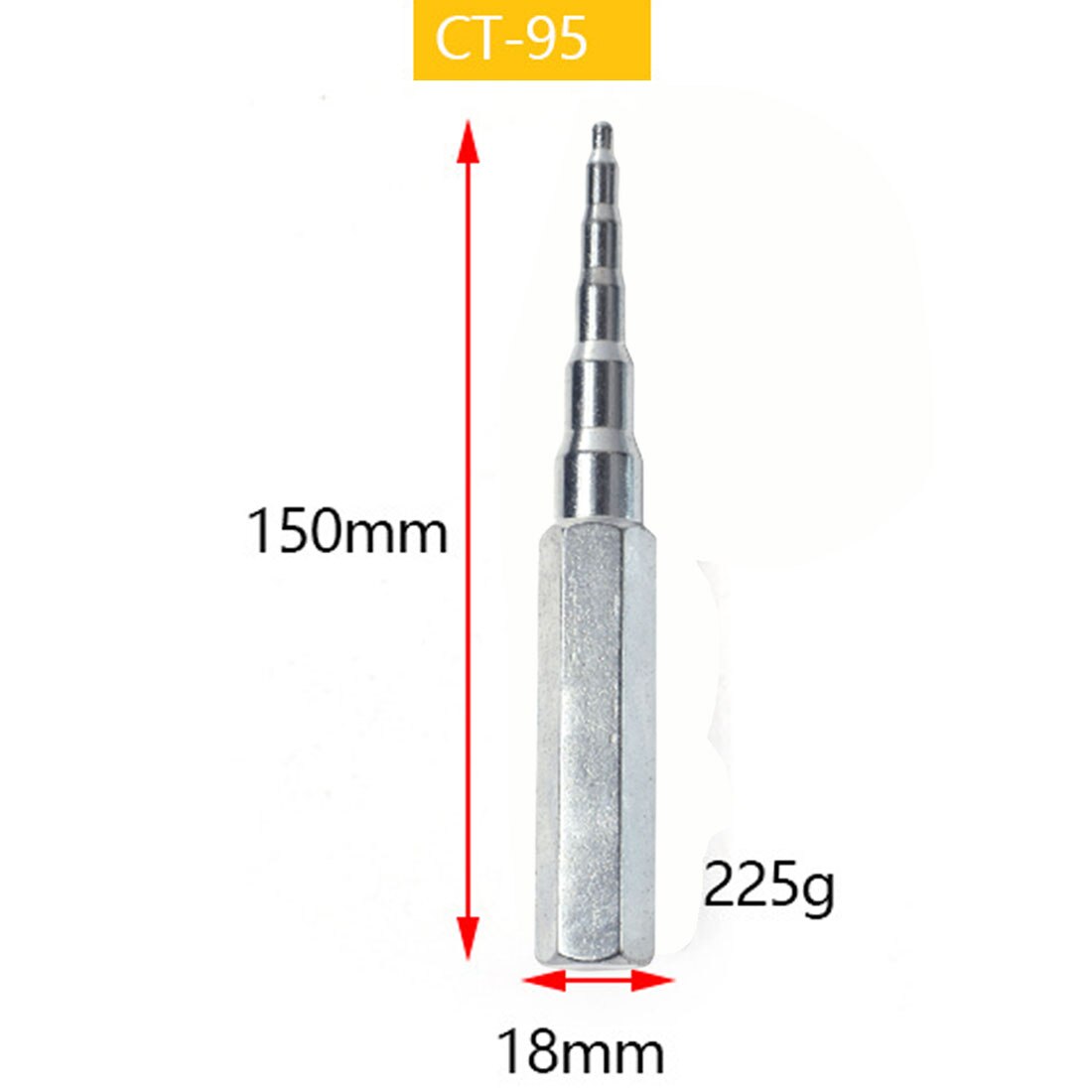 Sechskant Kupferrohr Gesenk Werkzeug Set - 11-tlg., Für Bördeln & Reparatur