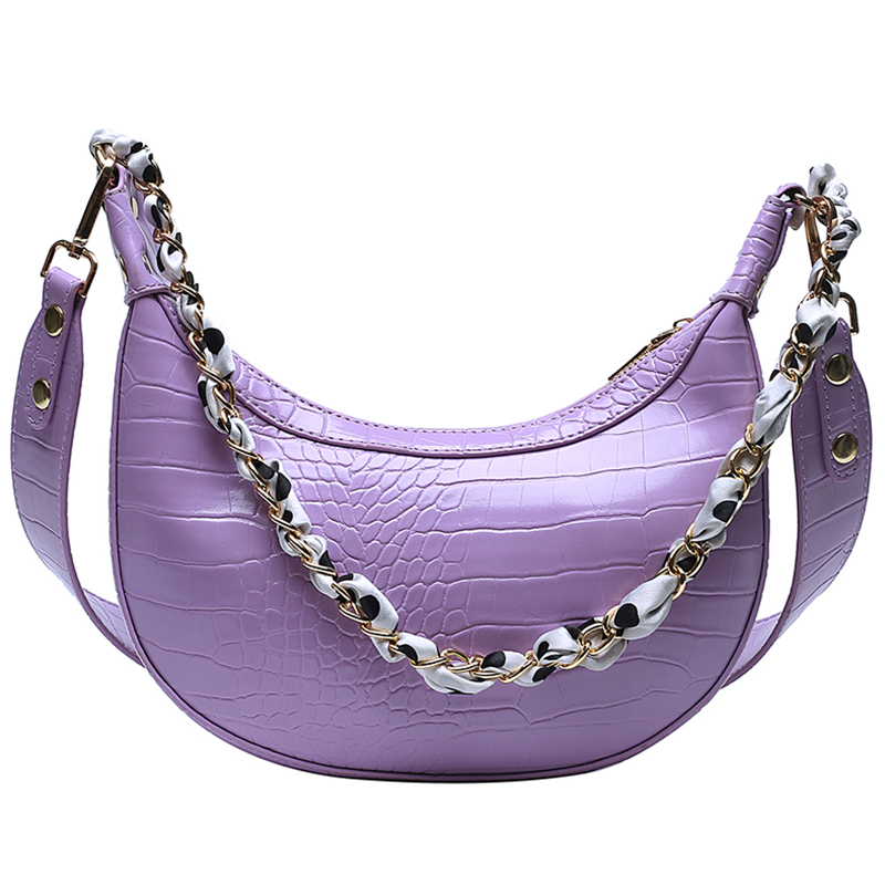 [BXX] Crocodile modèle PU cuir sacs à bandoulière pour les femmes sacs à main femme voyage de luxe chaîne sac HM289
