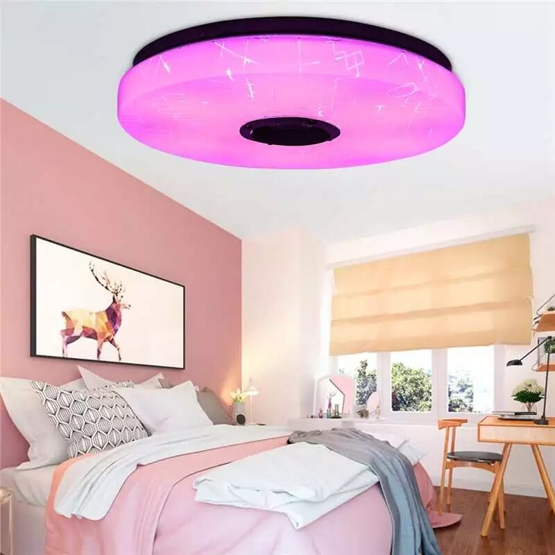 110-220V Moderne Rgb Led Plafond Verlichting Home Verlichting 36W 80W App Bluetooth Control Muziek Licht slaapkamer Lampen Smart Plafondlamp