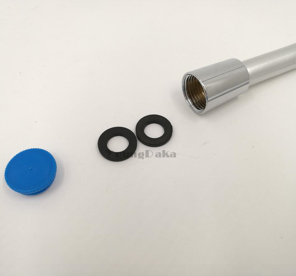 1.5m g1/2 "pvc dårlig dusj eksplosjonssikker rørleggerledning. anti-vri måke / sølv / blå / rosa / grønn fleksible dusjhode slanger