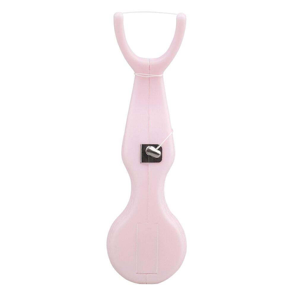 30m nylon tandzijde met houder, tandenreinigingsstaafje, mondverzorgingsreiniger, tandenflosser, interdentale borstel, tandenreinigingsdraad: Roze