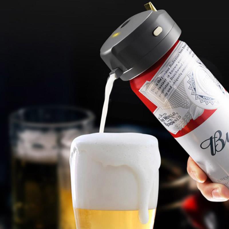 Portable Mini Beer Bubbler 40000 Times/S Household Ultrasonic Beer Foaming Machine Beer Bubblers