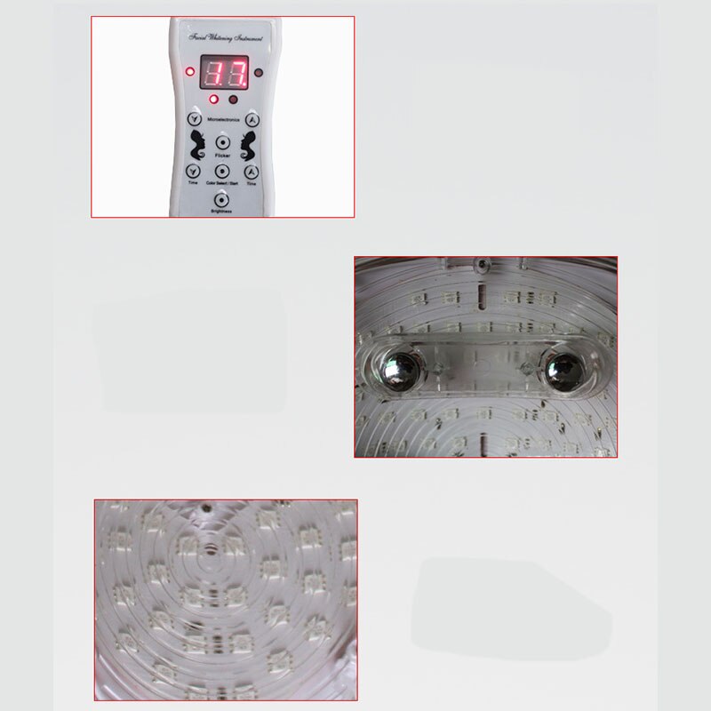 Photon Electric LED Facial Mask LED Mask Light Therapy Beauty Skin Care 7 Colors 3 Colors Women US Plug