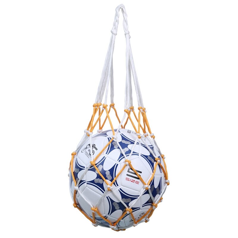 Mesh Net Bag Basketball Carry Bag Ball Carry Mesh Single Ball Carrier for Volleyball Basketball Football Soccer Multi Sport Game