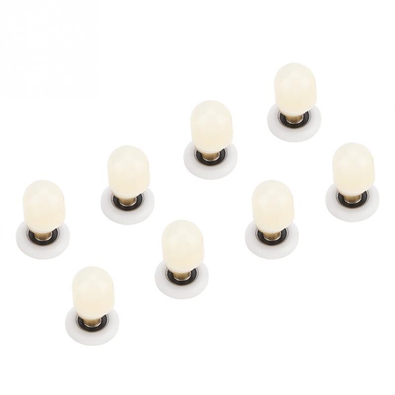 8 Stks/set Messing Abs Douche Deur Roller Glazen Douchedeur Lopers Katrol Badkamer Deuren Hardware Accessoires