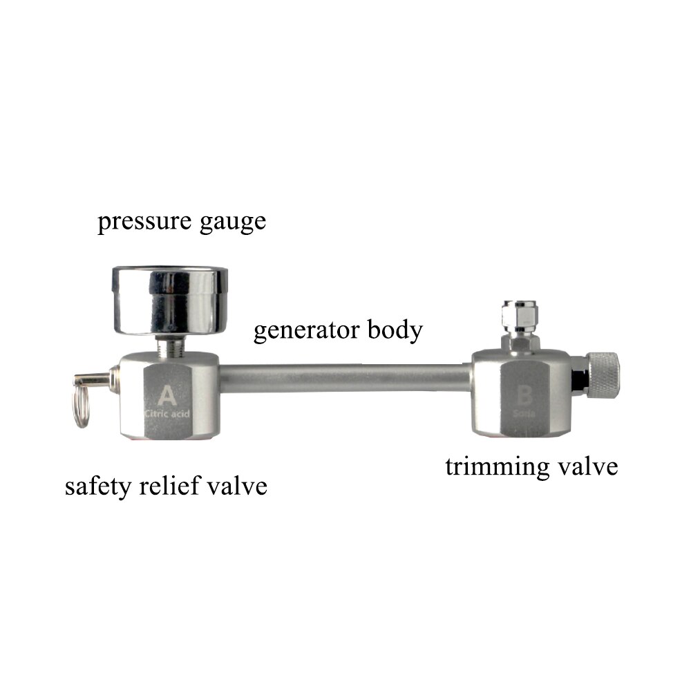 Aquarium DIY CO2 Generator System Kit CO2 Generator System with Solenoid Valve Bubble Counter & Check Carbon Dioxide Reactor Kit