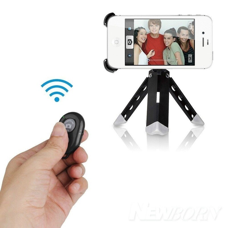 Bluetooth Telefon Selbstauslöser Auslöser für Telefon 11 Selfie Stock Auslöser Drahtlose Fernbedienung