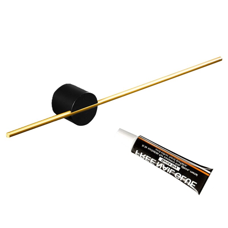 Wall Mounted Towel Bar Brushed Single Rod Storage Rack Holder Accessory