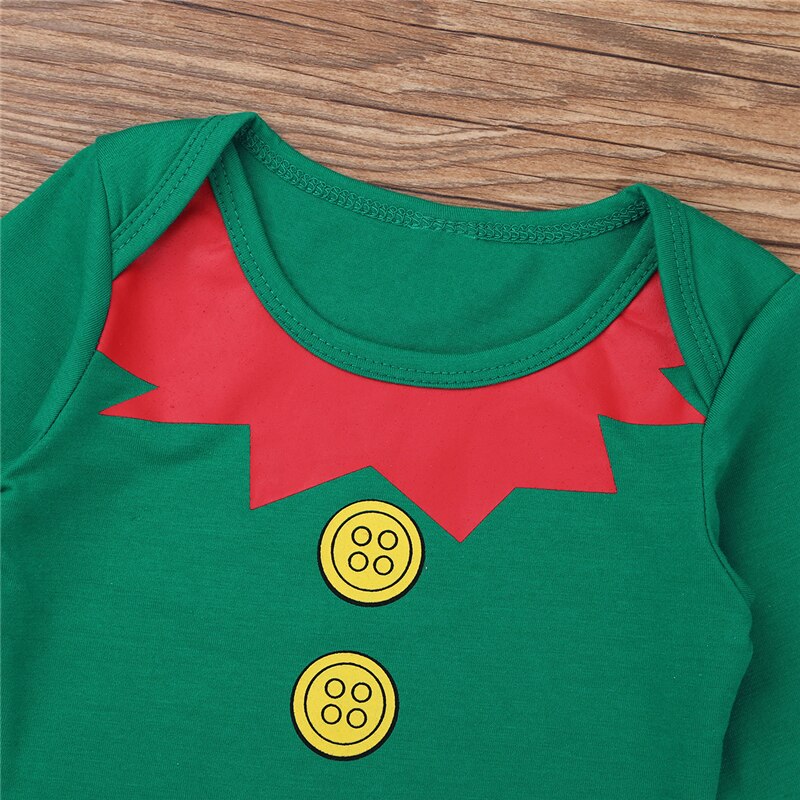 Baby Junge Mädchen Herbst Weihnachten weihnachten Kleidung einstellen Kleinkind Baby Jungen Mädchen Strampler Schlauch Hütte Outfits Kleidung