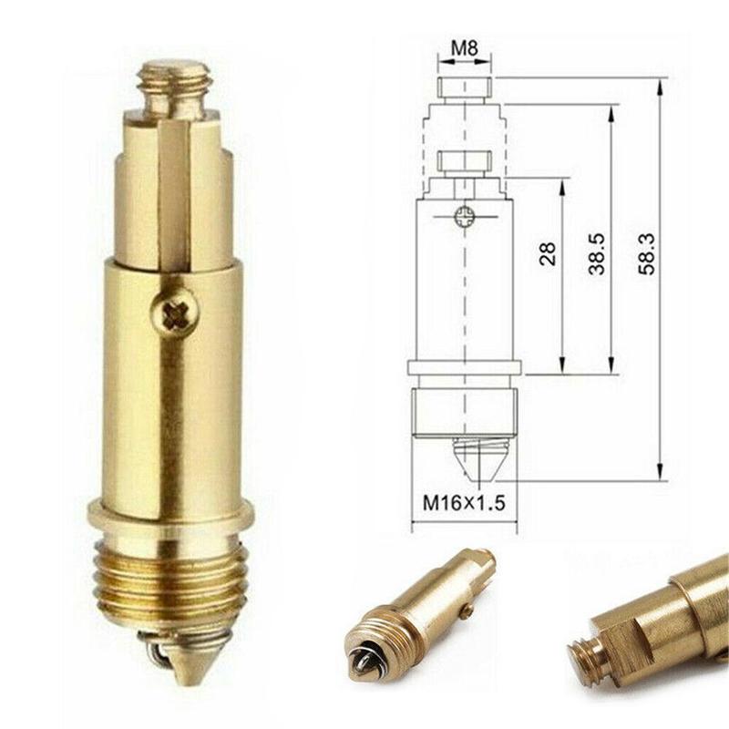 Grifo cromado fácil de subir, lavabo de baño, fregadero de cocina, pulsador, Perno, botón de baño, accesorios, suministros de Clack Y6S7