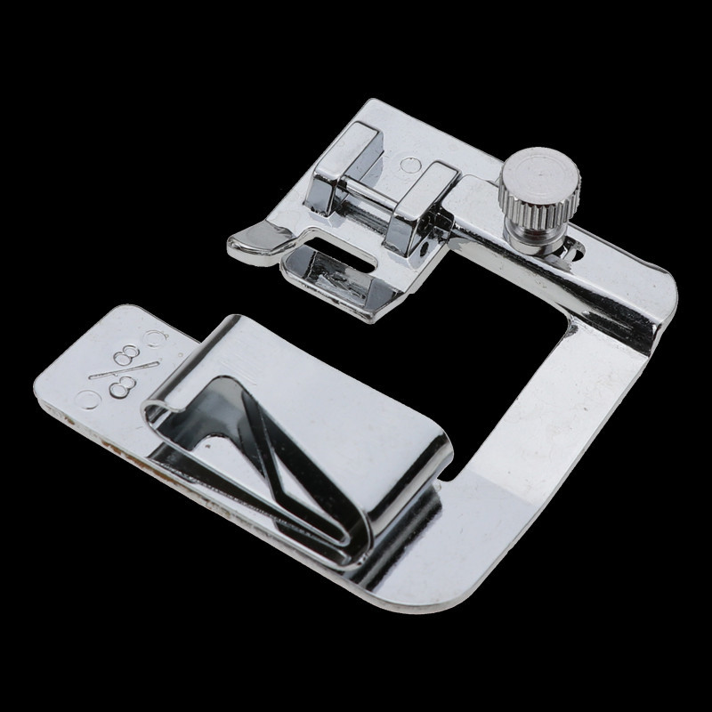 6 rozmiar stóp rolki tkaniny #6290-3/4/5/6/7/8 domowa maszyna robić szycia stopka robić obrębiania zawinięty brzeg stóp przystawki na piosenkarz brat oceniane: 8-8 25MM