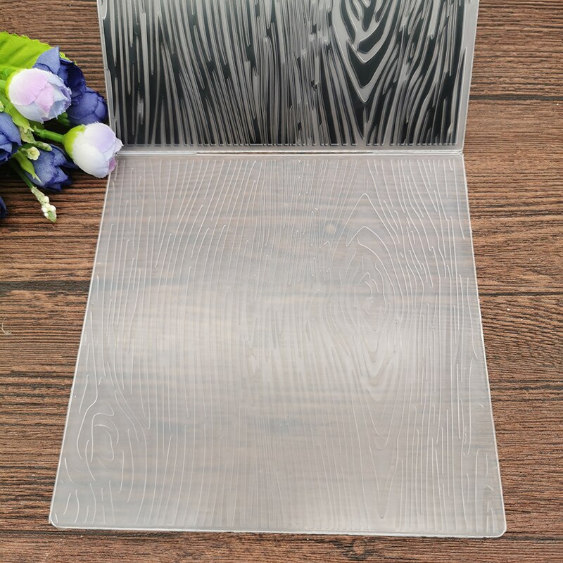 AOKEDIY Tree pattern Flower print DIY Plastic Embossing Folders for DIY Scrapbooking Paper Craft/Card Making Decoration Supplies