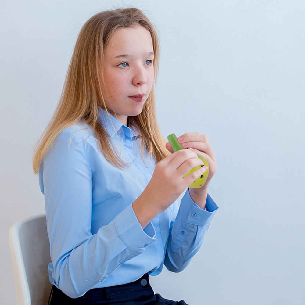 Flaschen-Ocarina - 6 Löcher - Anfänger Musikinstrument Keramik