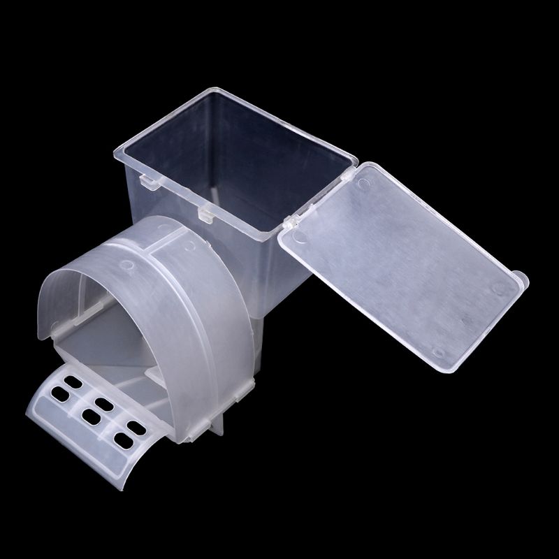 Duif Feeder Automatische Enkel Gat Voeden Case Opknoping Kooi Vogels Papegaai Voedsel Dispenser Apparaat Doos Container Accessoires