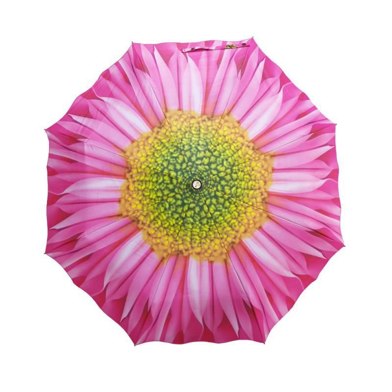 3d Sunflower Umbrella Women Three Folding Windproof Wasterproof Anti Uv Parasol Sunny Rainy Women's Umbrella: 3