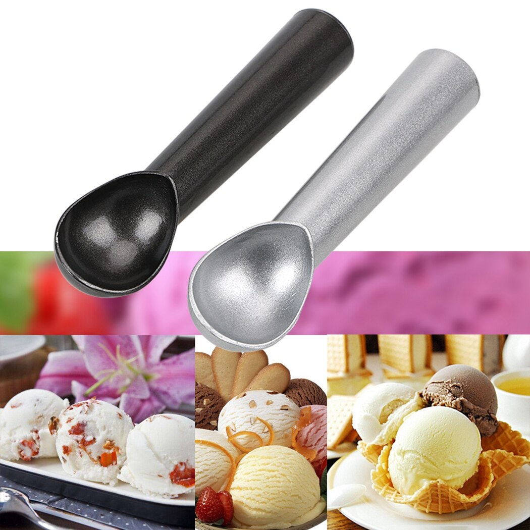Ice Cream Ball Spoon Stainless Steel Spoon Fruit Watermelon Spoon Non-stick Ice Cream Ball Making Tool Kitchen Supplies