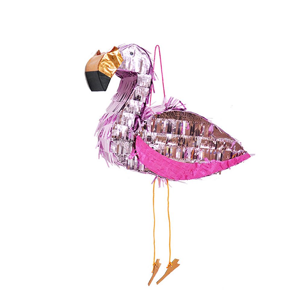 30x40x10cm Big Pinatas Flamingo Hanging Foil Pinata Props Children Girls Birthday Fillable Party Beating Props Party Supplies