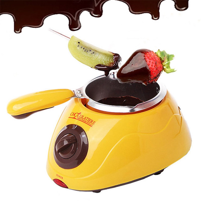 Elektrische Chocolade Snoep Smeltkroes Chocolade Fontein Fondue Chocolade Melt Pot Smelter Machine Diy Keuken Koken Tool