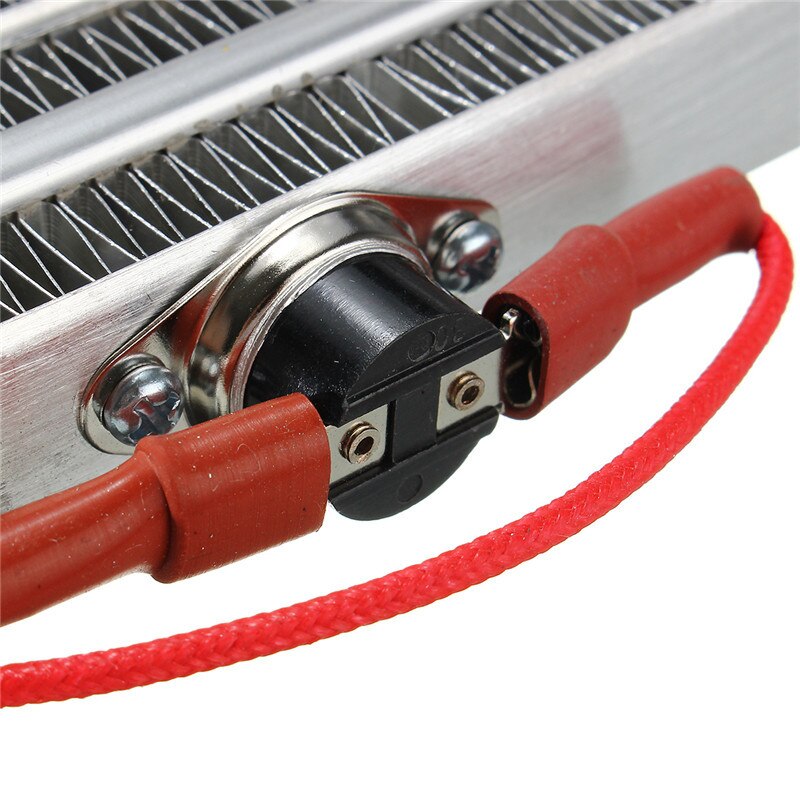 AC 220V 500W Electric Ceramic Thermostatic PTC Heating Element Heater Surface Insulation Constant Temperature Air Heating