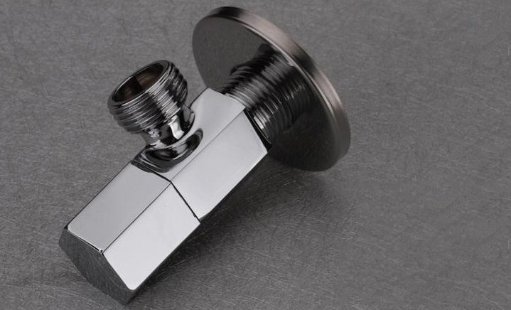 2 pieces Shut Off Valve Angled Valve G 1/2 inch Male Thread Flow Water Control Valves 11-050