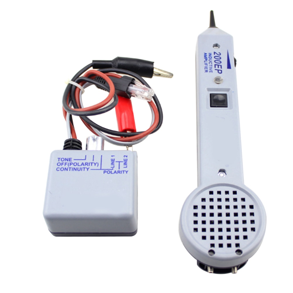Kit de generador de tono portátil 200EP, buscador de línea, práctico hogar , amplificador inductivo, rastreador de Cable, probador de trazadores
