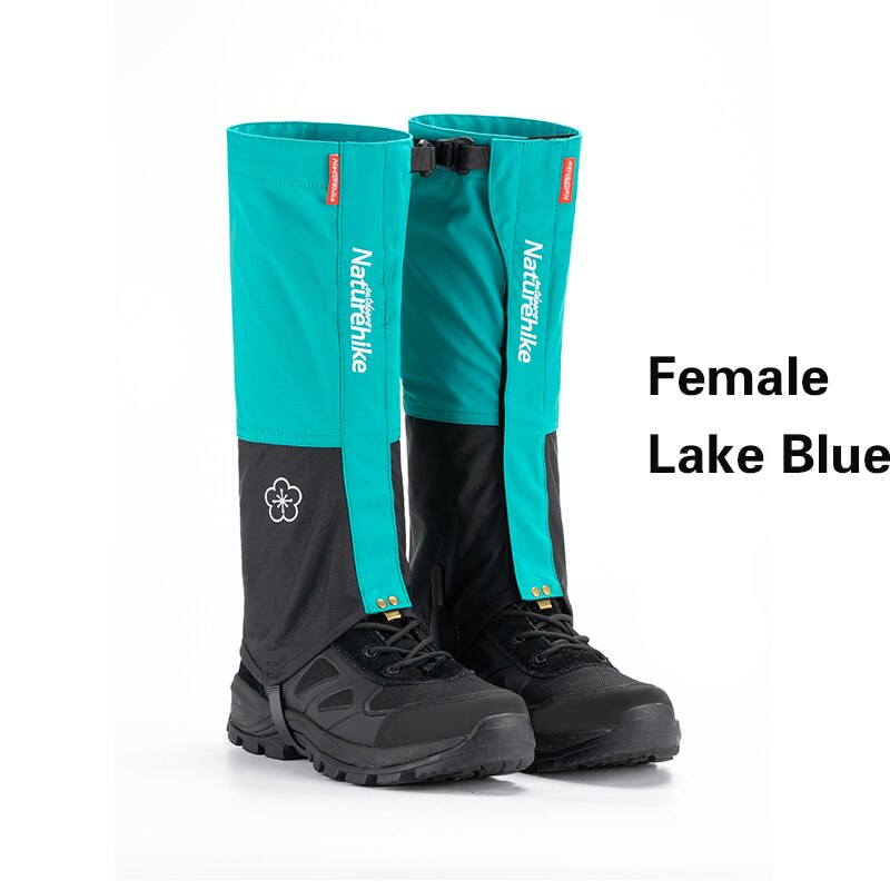 Naturehike – guêtre de randonnée en plein air, randonnée sur la neige, couverture de protection des jambes, léger, Camping d&#39;hiver, voyage, équipement de ski: Female Lake Blue