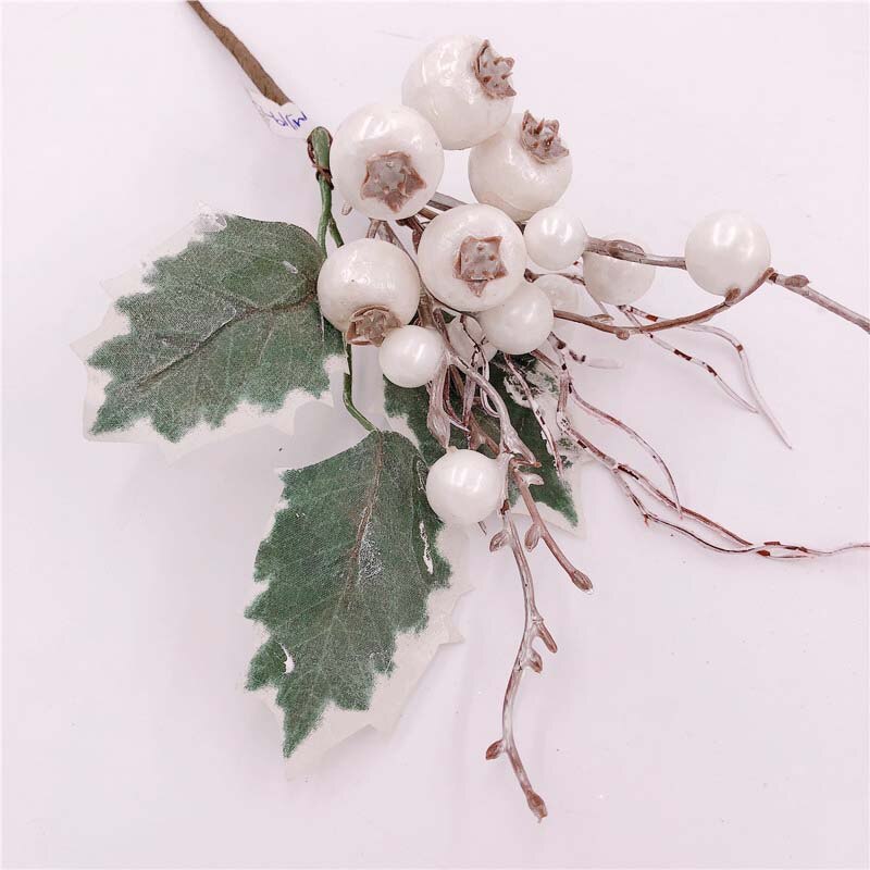 9 stijlen kunstbloem rode kerst bessen dennenappel takken kerstdecoratie voor thuis bloemendecoratie bloemenknutsels