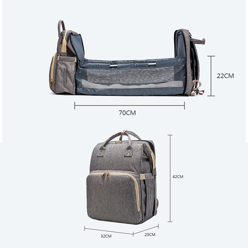 Baby Luiertas Rugzak Bed Wieg Baby Slaapzak Voor Reizen Bed Luier Pad Wandelwagen Organizer In Voorraad