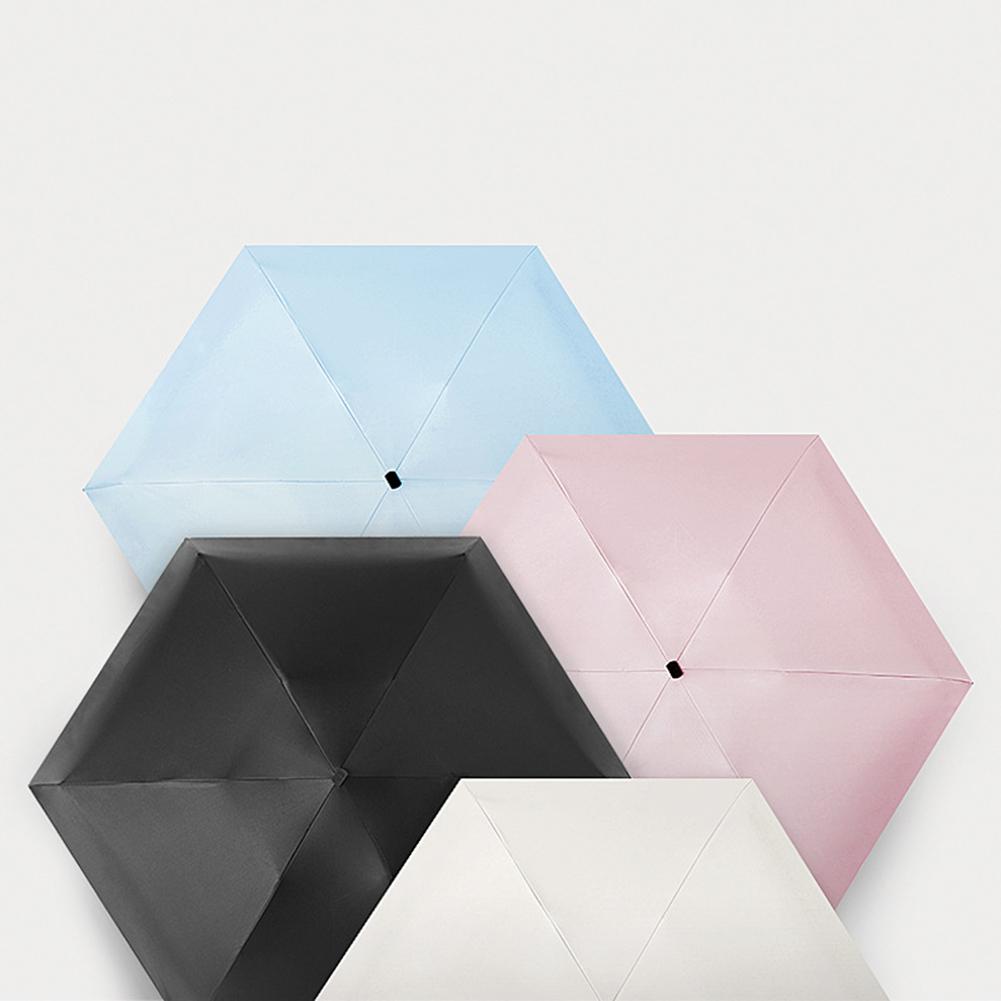 Mucai-paraguas plegable ultraligero para mujer, sombrilla impermeable a prueba de viento, protección solar UV contra la lluvia, Mini paraguas para viaje de negocios y coche