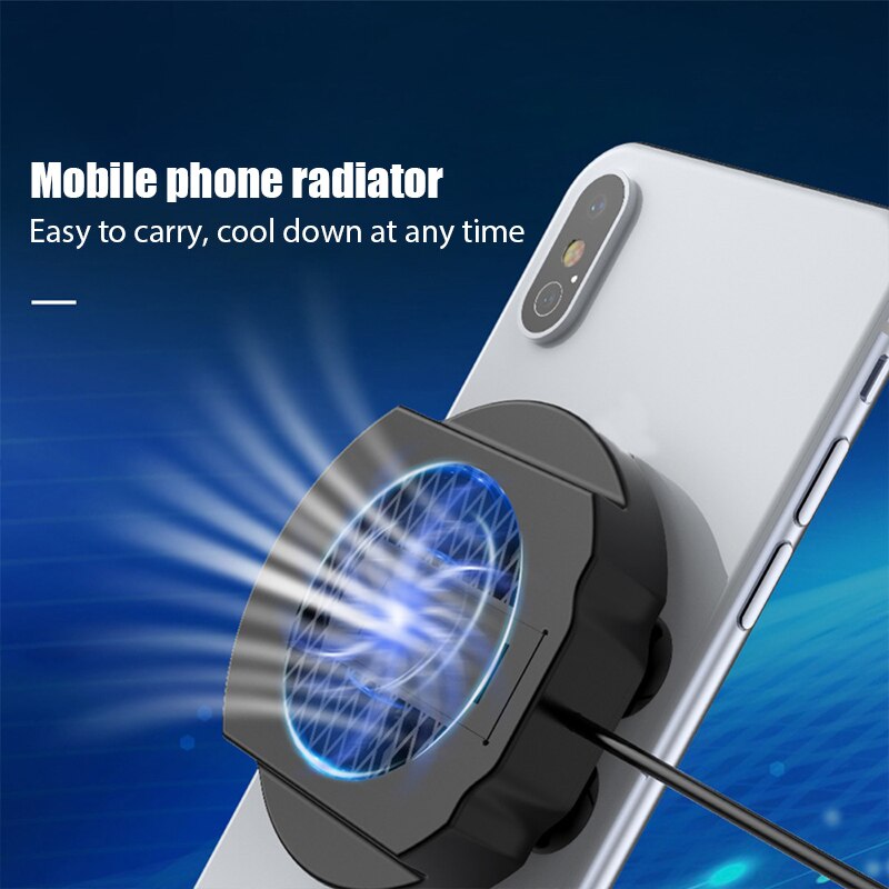 Universal Mobile Phone Radiator Gaming Phone Cooler Adjustable Portable Holder Heat Sink For iPhone Samsung Huawei Xiaomi