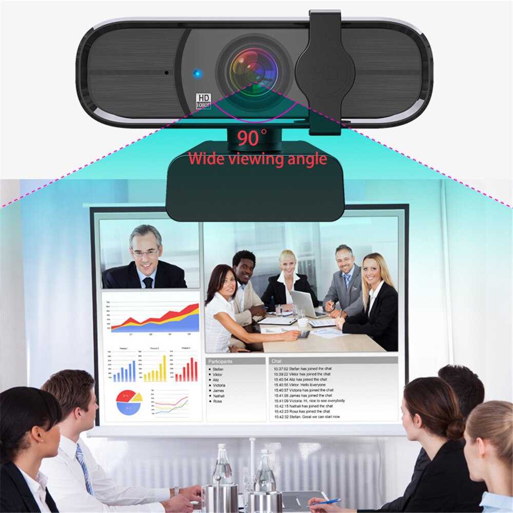 KEBIDU A30 HD USB Webcam 1080p Autofocus Web Camera with Microphone AF Autofocus Camera For Computer Live Online Teaching