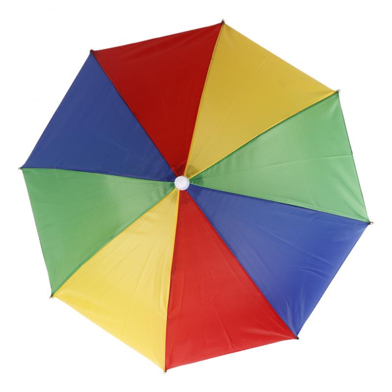 1 stücke Einstellbare Angeln Kappen Faltbare Headwear Regenschirm Hütte draussen Sport Kappe Wandern Angeln Hüte Angeln Lieferungen