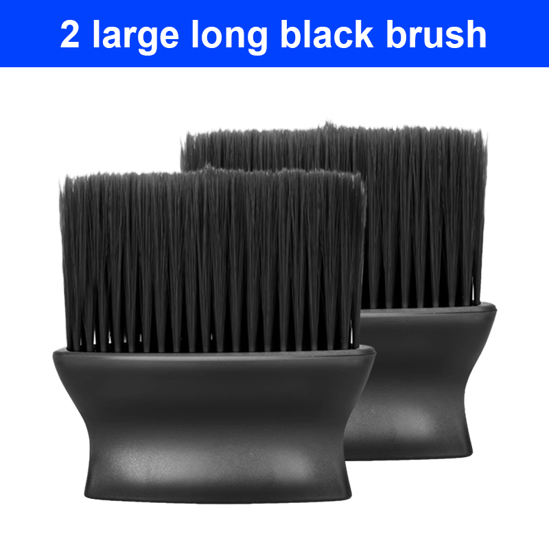 Cepillo de limpieza interior de coche, cepillo de pelo largo para ventilación de aire acondicionado, eliminación de polvo interior de coche, cepillo de pelo suave, herramienta de cepillo para huecos: Blanco