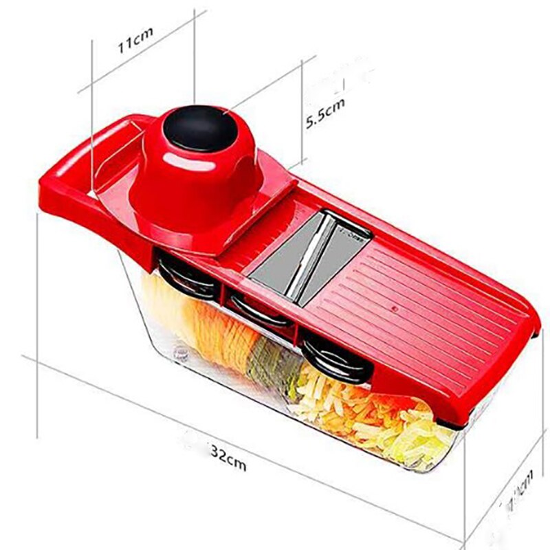 Multifunctionele 6In1 Groente Snijden Raspen Knoflookpers Groente Cutter Aardappel Dunschiller Wortel Kaas Rasp Groentesnijder