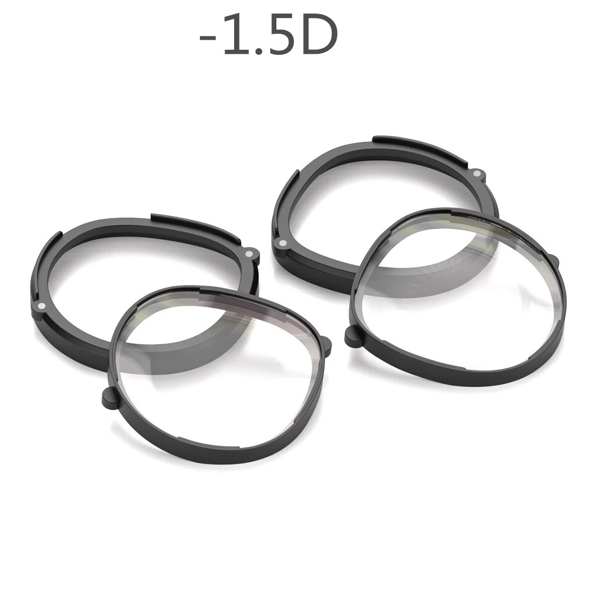 For Oculus Quest 2 VR Magnetic Eyeglass Anti Blue Glasses Quick Disassemble Clip Lens Protection Shortsighted Myopia Frame: -1.5