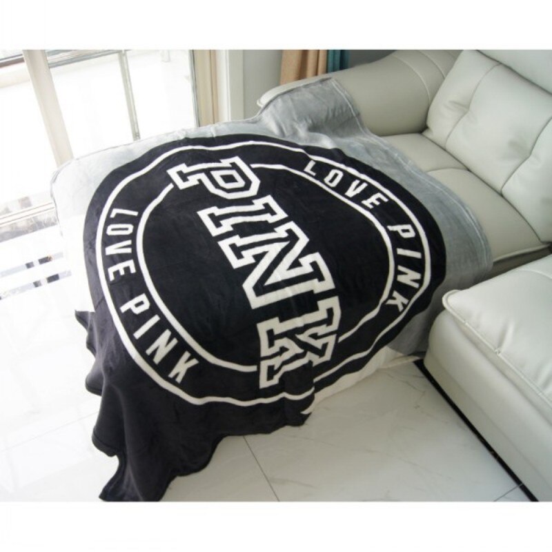 Gestrickte Manta Weiche Warme Flanell Grau Weiß Schwarz Rosa Decke Werfen 130x150cm Decke Kuvertübetreffend Geburtstag