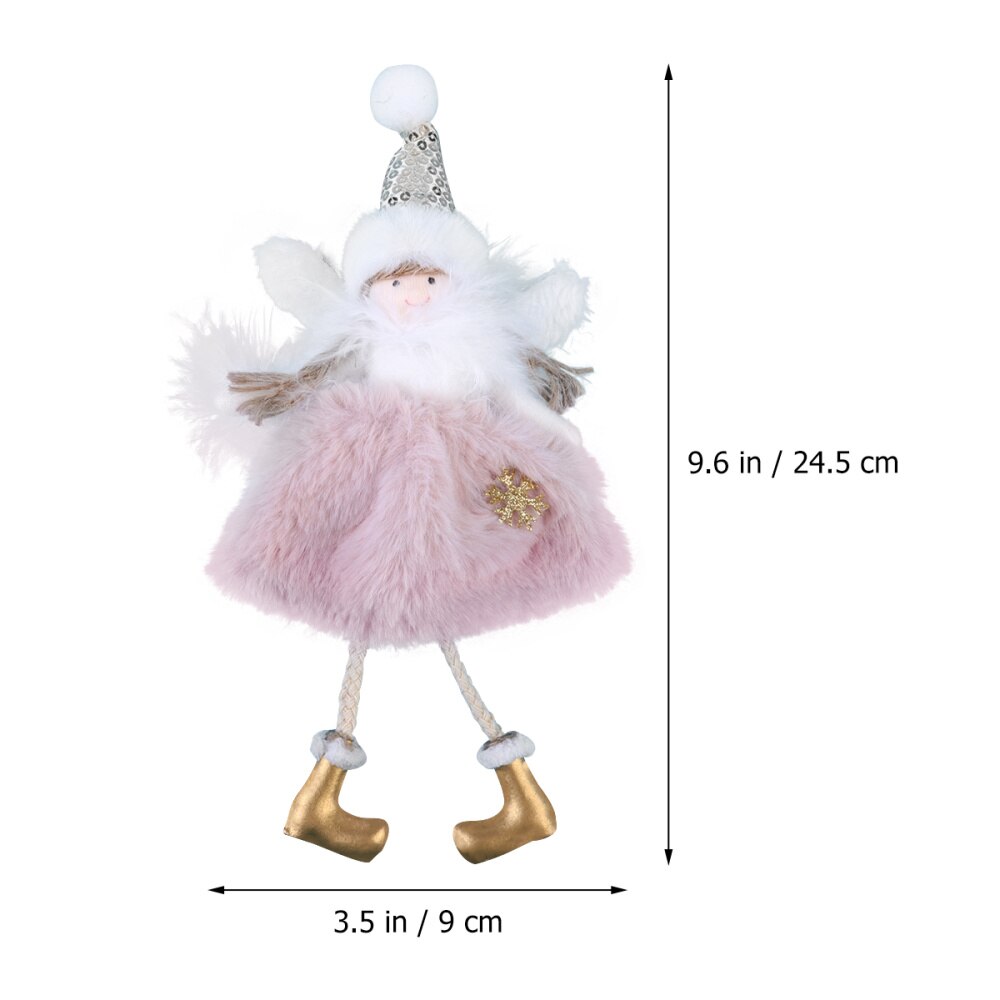 3 Pcs Adorable Angel Christmas Tree Hanging Pendants