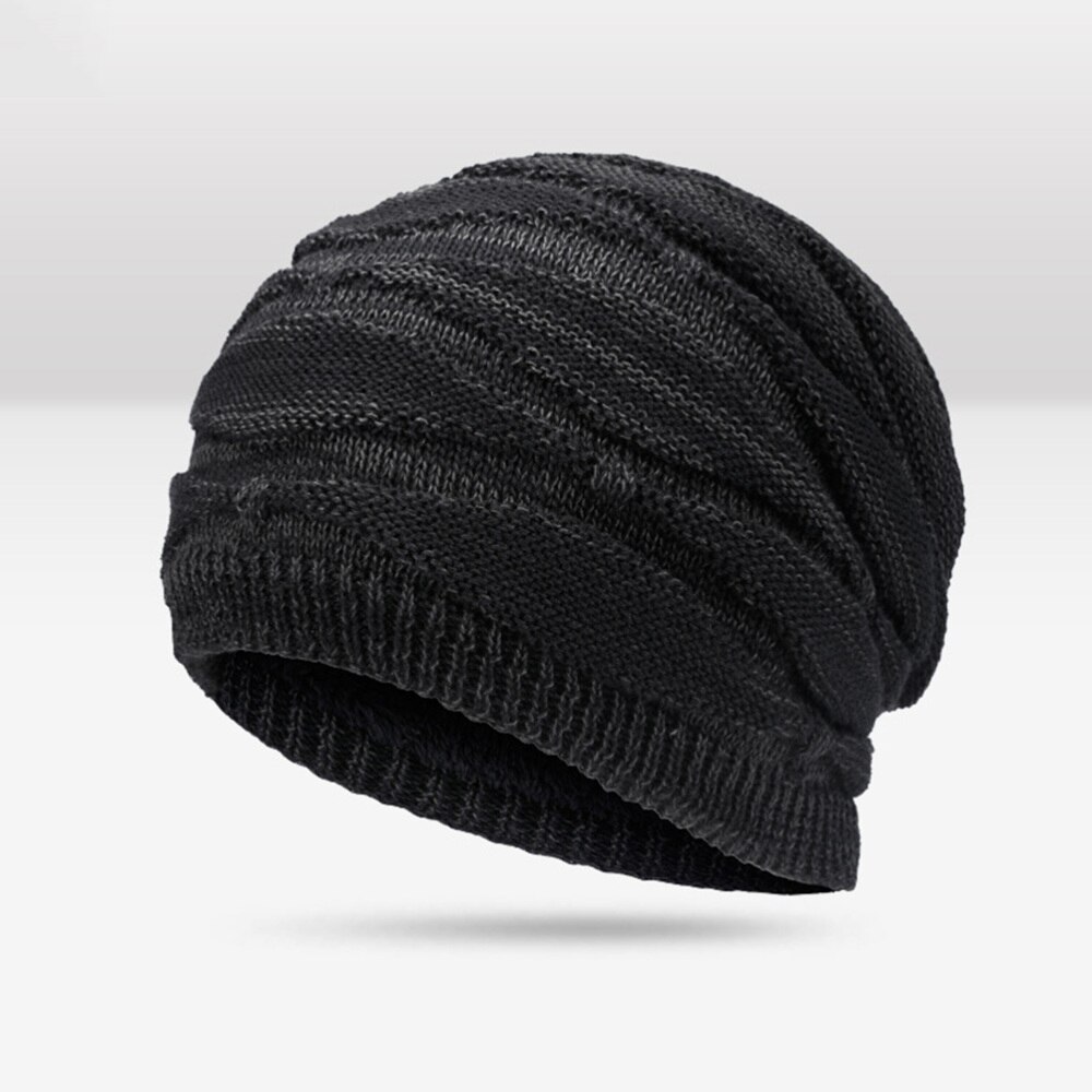 Unisex Knit Hat - Thick Soft Winter Headwear - Warm Wool Ski Cap for Men
