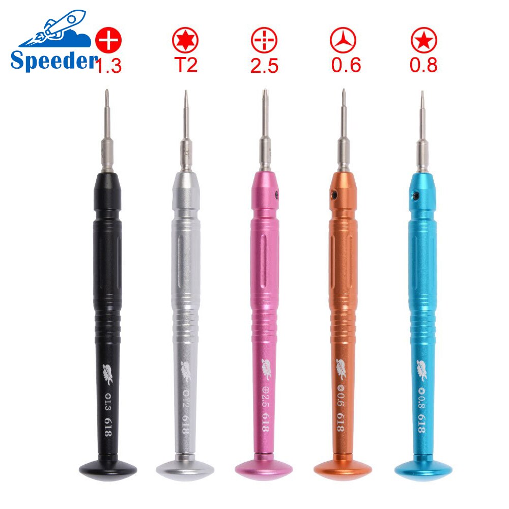 5 In 1 Mini Precision Screwdriver Set Hands Tools for iPhone X 7 8 plus for Samsung Phone Tablet and mainboard Repair