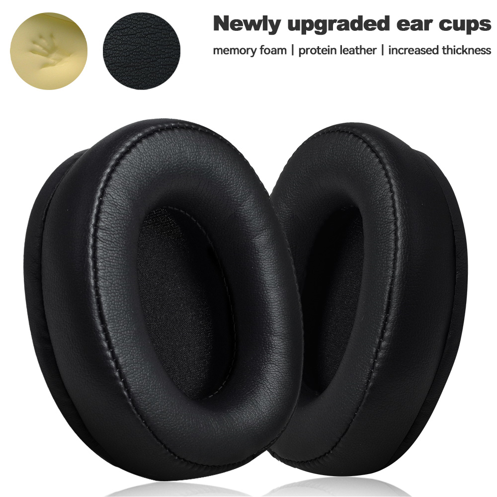 Øretelefonpuder til sennheiser  hd457 hd447 hd497 hd202 hd203 hd212 hd65 tv udskiftelige ørepuder hovedtelefoner ørekopper memory: Mørkegrå