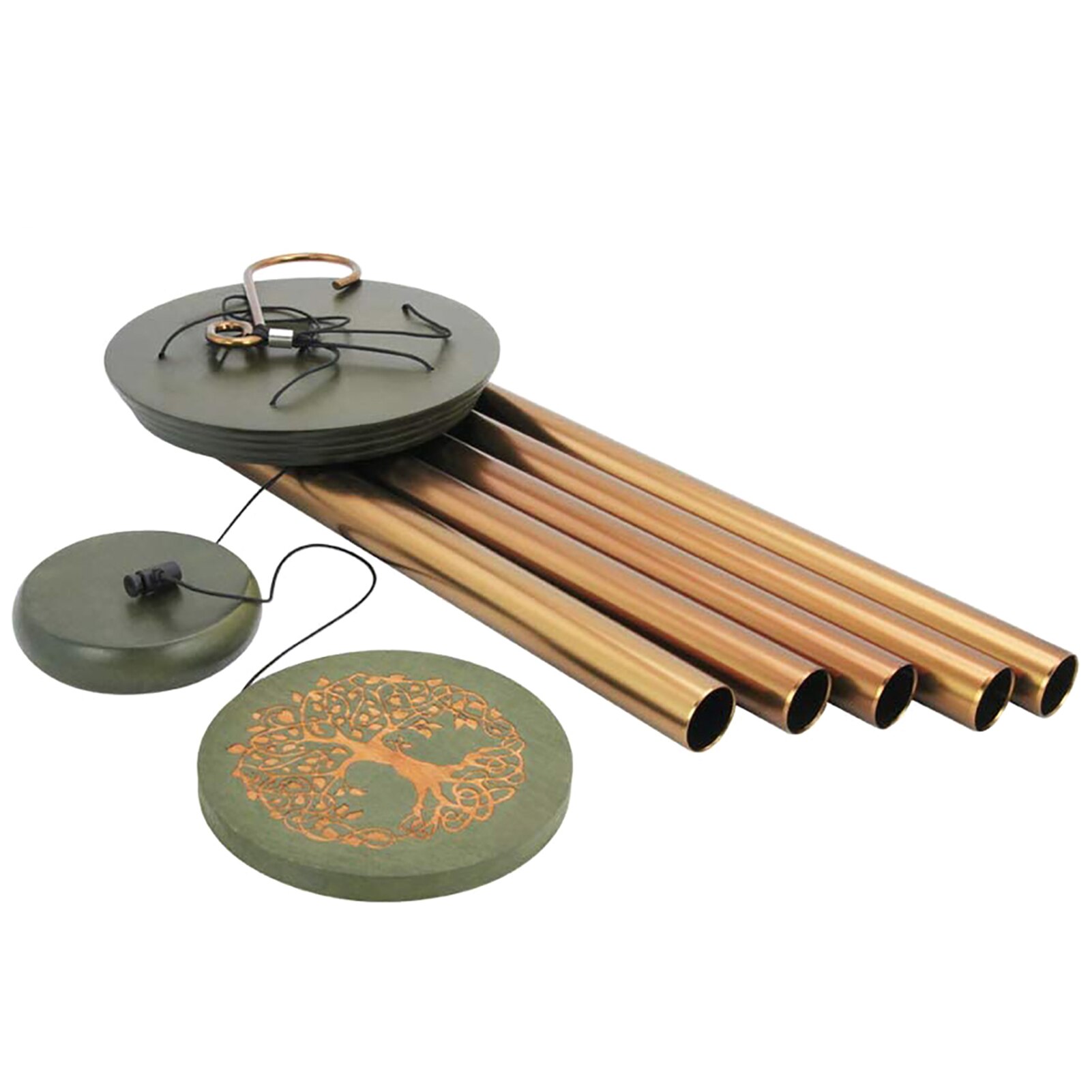 Rury aluminiowe drzewo życia wiatr kuranty unikalna ogrodowa wisząca dekoracja