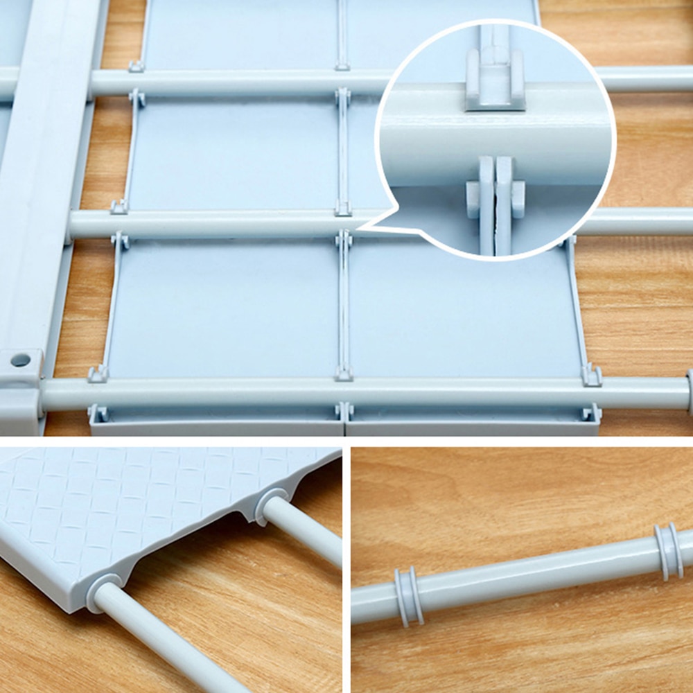 Adjustable Closet Organizer Storage Shelf Wall Mounted DIY Kitchen Rack Space Saving Decorative Shelves Cabinet Holders