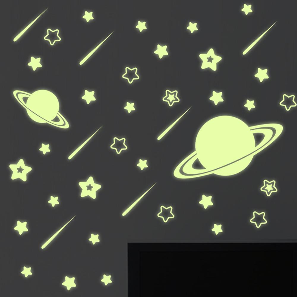 Wallstickers værelse dekoration soveværelse indretning til boligtilbehør bolig til børn estrellas brillan en la oscuridad naklejki