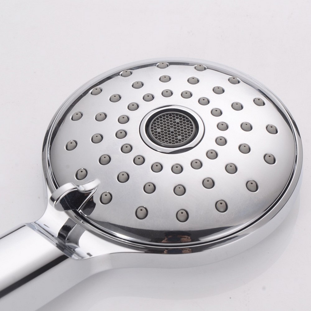 EcoRain Ronde Regendouchekop Glenn 23 cm - Zwart - Waterbesparende Regendouche